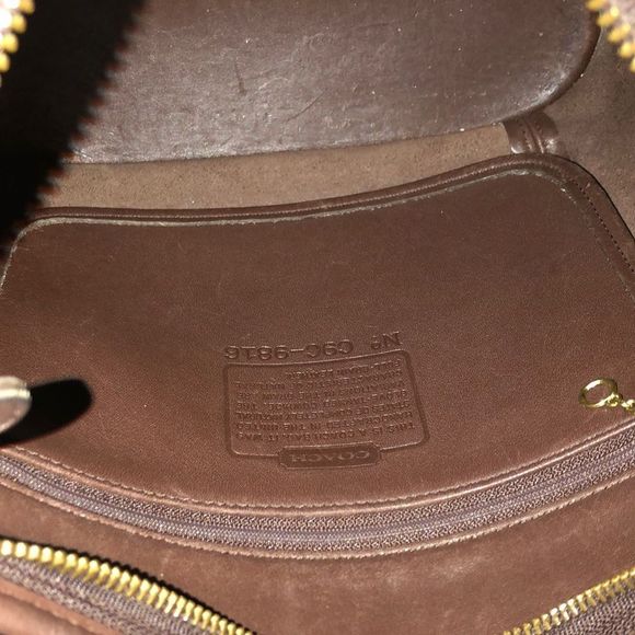 COACH Bleeker Brown Leather Bucket Duffle Feeder Crossbody Shoulder Bag 9816 - Picture 9 of 16